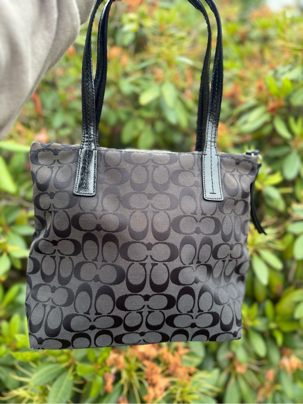 Coach Signature Python Stripe Tote Bag - Picture 2 of 7